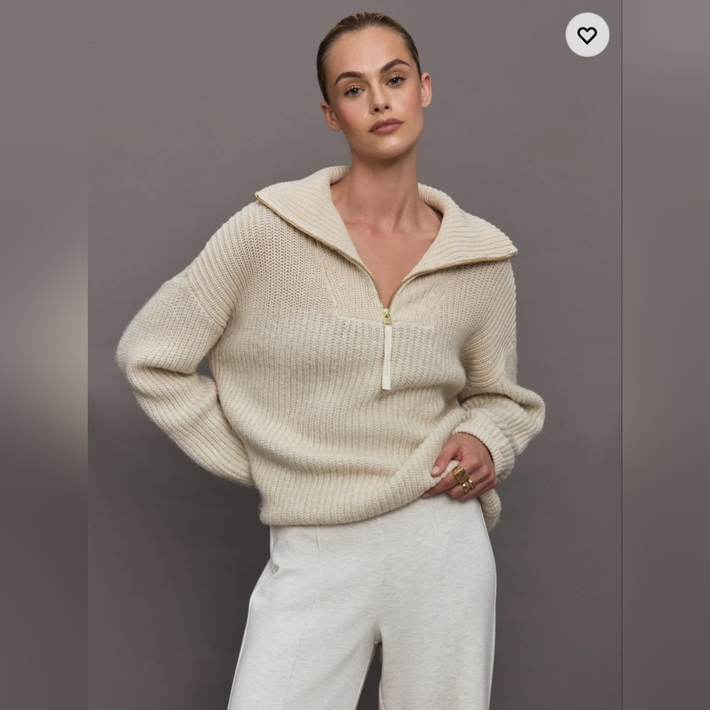 Varley Cream Women's Sweater